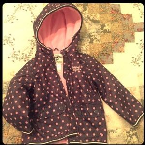 EUC fleece lined baby girl’s Oshkosh jacket!
